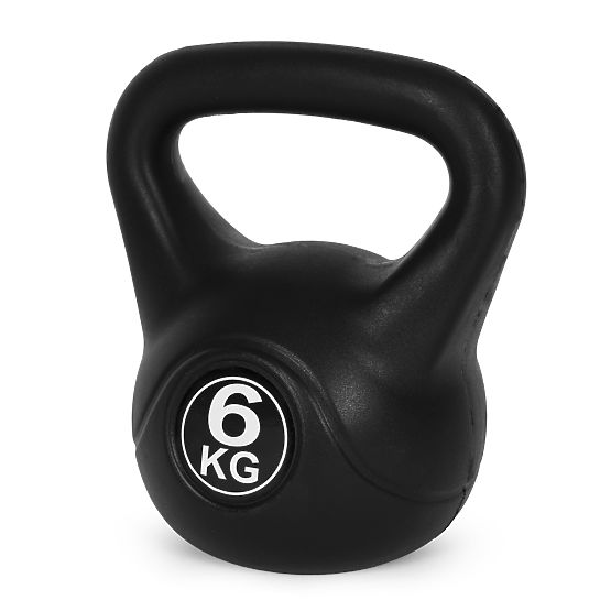 Kettlebell utež 6 kg za vadbo krogla teža fitnes ModernHome