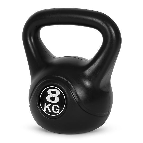 Kettlebell utež 8 kg za vadbo krogla teža fitnes ModernHome