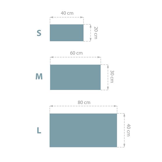 Oblazinjen panel Klasik - azurno moder