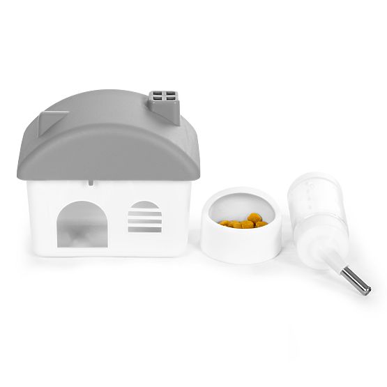 Kletka za hrčka, morskega prašička in glodavce s polno opremo