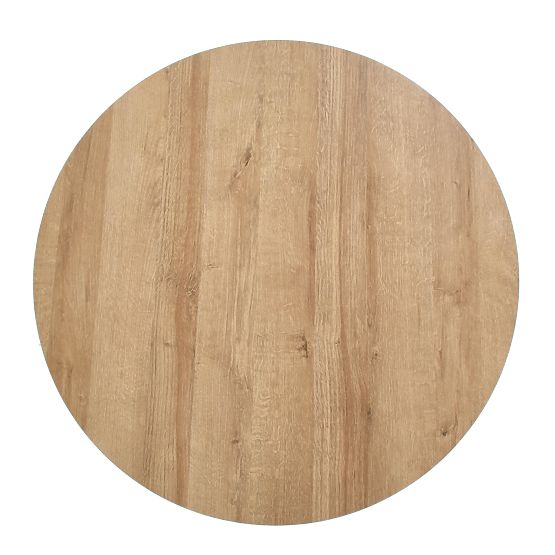 Klubska mizica Camila - črn/zlati hrast