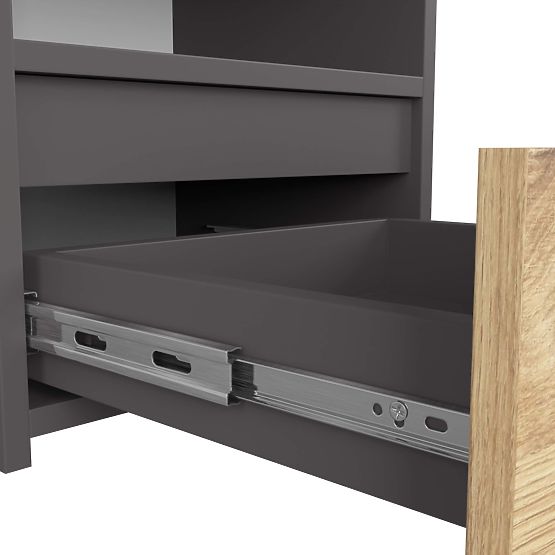 KOMODA CL1 PK GRAFIT SIVA / HRAST ARTISAN