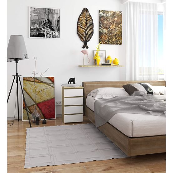 KOMODA CL4 PK HRAST ARTISAN / BELA