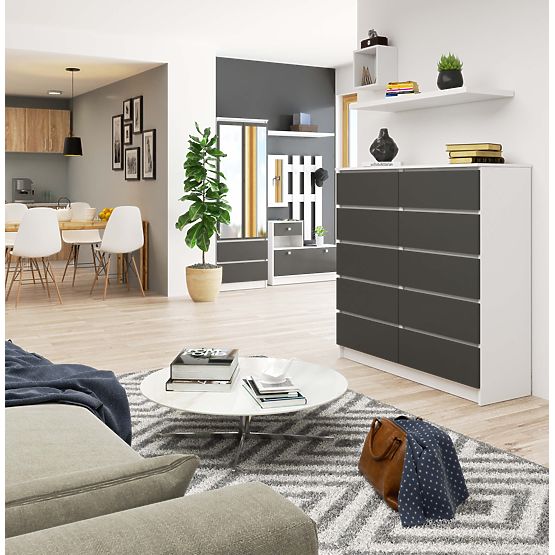 KOMODA K120 10SZ CLP PK BELA / SIVA