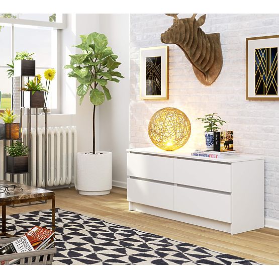 KOMODA K120 4SZ CLP PK BELA