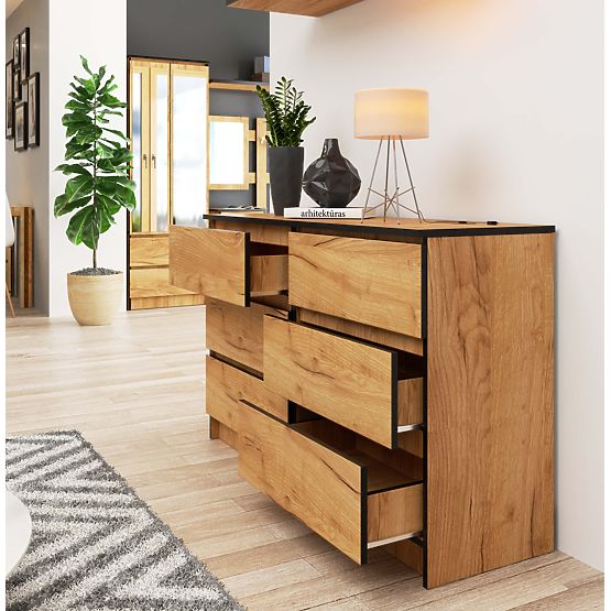 KOMODA K120 6SZ CLP HRAST CRAFT