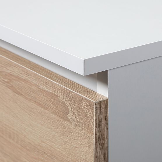 KOMODA K140 3D 3SZ CLP PK BELA / SONOMA