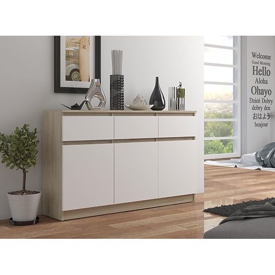 KOMODA K140 3D 3SZ CLP PK SONOMA / BELA