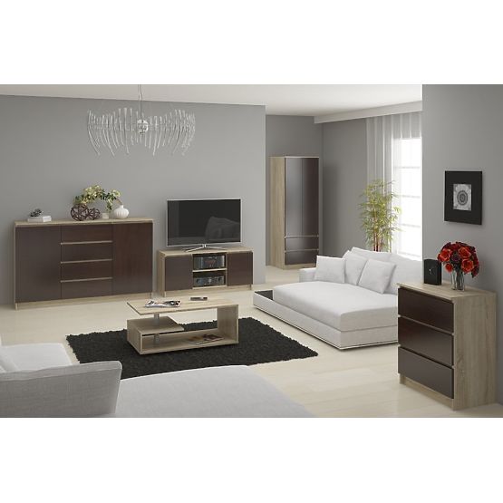 KOMODA K140 6SZ CLP HRAST SONOMA / WENGE