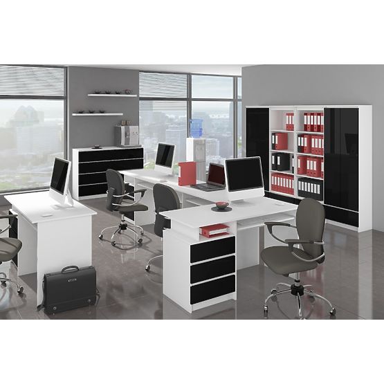 KOMODA K160 2D 4SZ CLP PK ČRNI SIJAJ