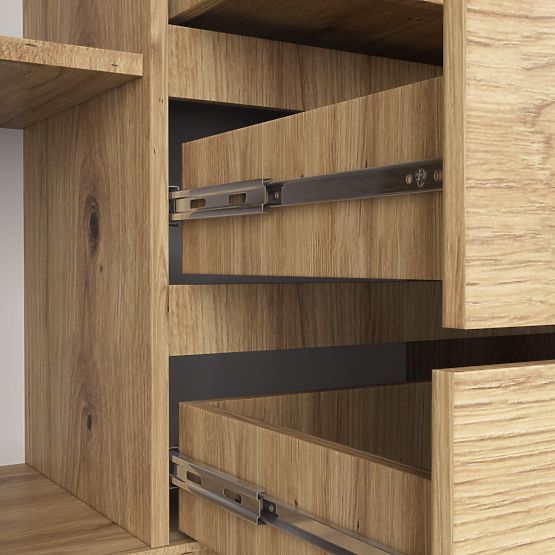 KOMODA K160 2D 4SZ CLP PK HRAST ARTISAN