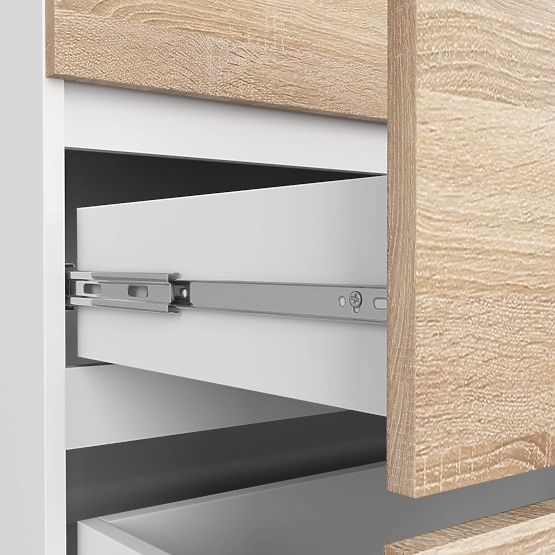 KOMODA K160 6SZ CLP PK BELA / SONOMA