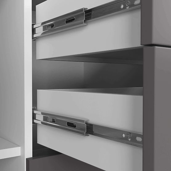 KOMODA K45 PK BELA / GRAFITNO SIVA