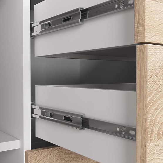 KOMODA K45 PK BELA / HRAST SONOMA