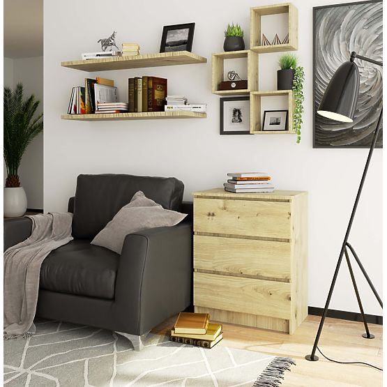 KOMODA K60 3SZ CLP PK HRAST ARTISAN