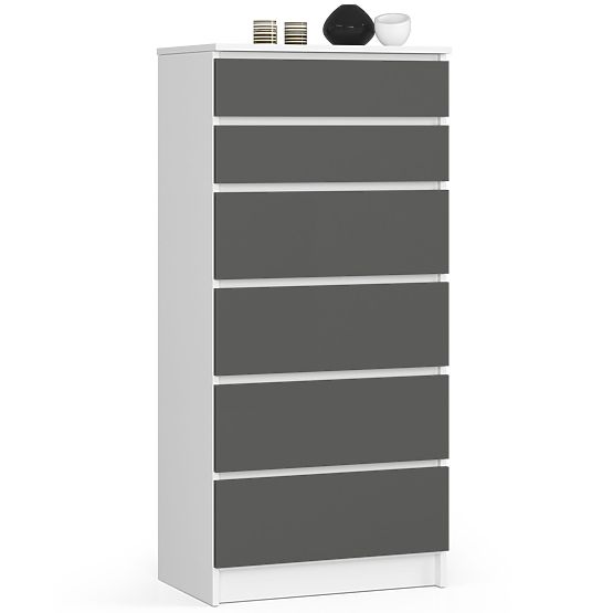 KOMODA K60 6SZ CLP PK BELA / SIVA