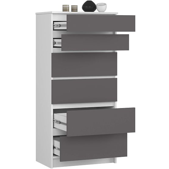 KOMODA K60 6SZ CLP PK BELA / SIVA