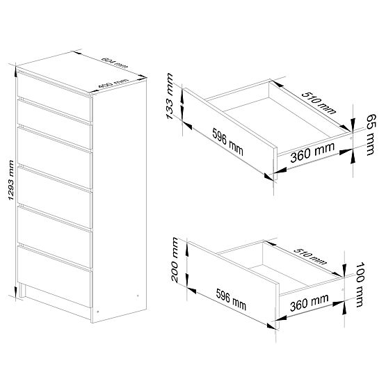 KOMODA K60 6SZ CLP PK HRAST CRAFT