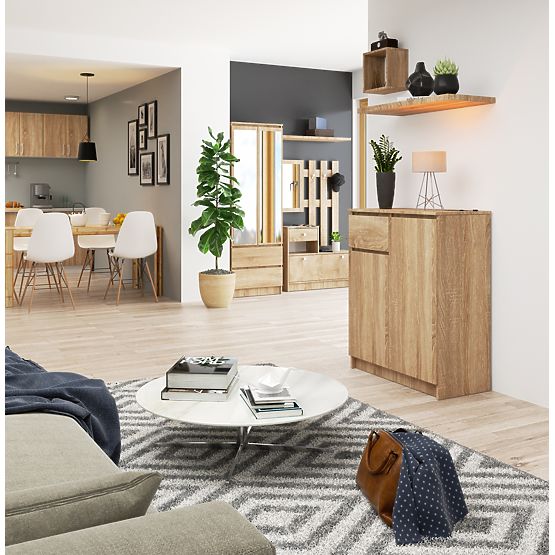 KOMODA K80 2D 1SZ CLP PK HRAST SONOMA