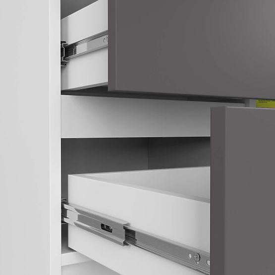 KOMODA K80 JERRY 1D 3SZ PK BELA / GRAFITNO SIVA