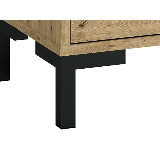 Komoda Nevio - obrtniški hrast