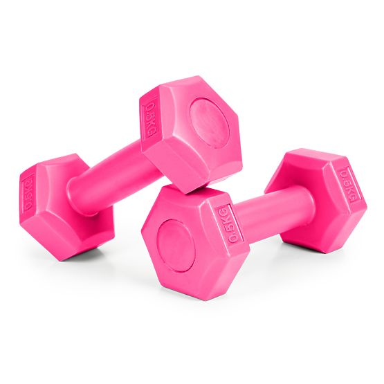 Komplet fitnes uteži 2x 0,5 kg