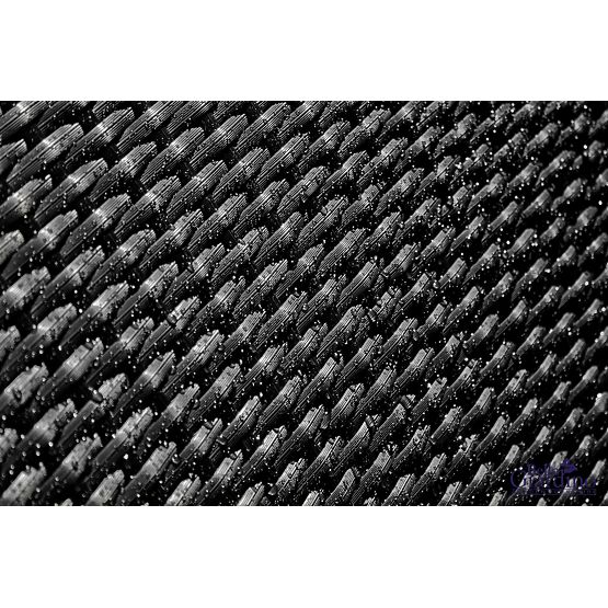 Komplet jedilnega pohištva iz tehno ratana (miza 150×90 cm + 6 × stolov) AVVICENTE, črna