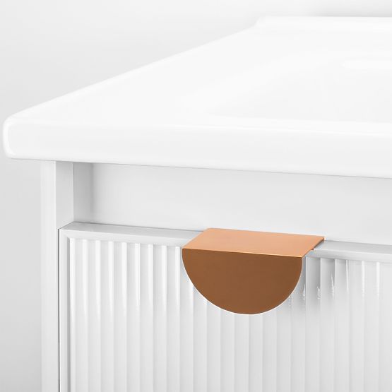 Komplet kopalniškega pohištva z umivalnikom Mario 60 cm Bel