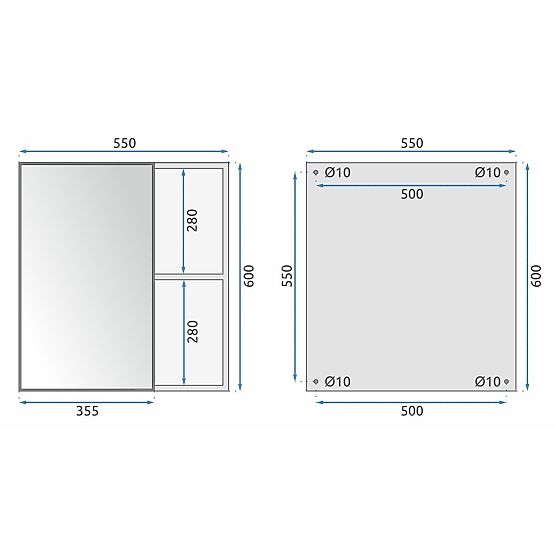 Komplet kopalniškega pohištva z umivalnikom Mario 60 cm Bel