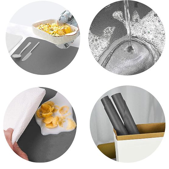 Komplet pogrinjkov za mizo TRIVAL GREY