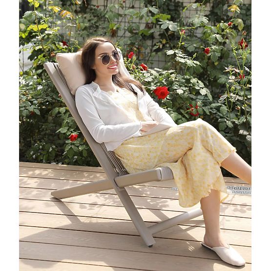 Komplet terasnega pohištva CHILL SAND ležalniki in miza