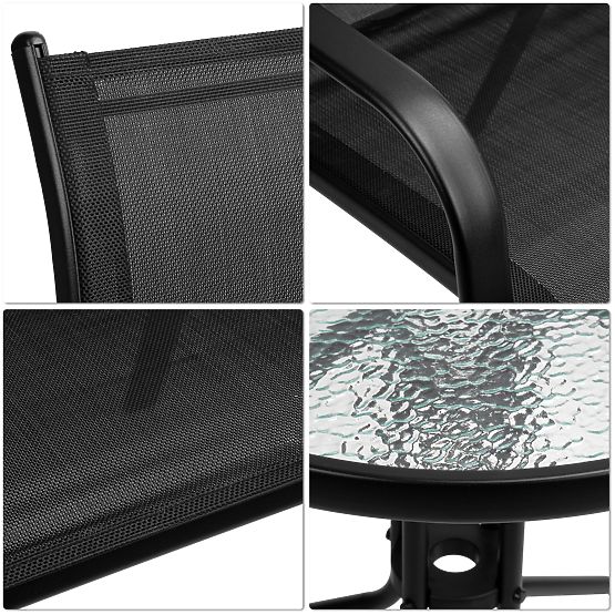 Komplet vrtnega pohištva PALMA miza + 2 stola