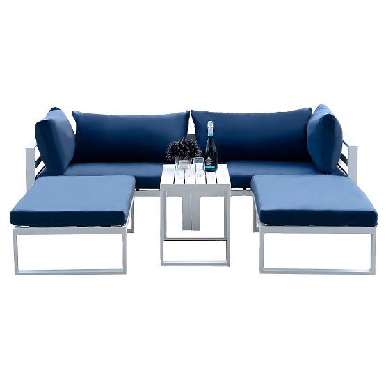 Komplet vrtnega pohištva SANTO bela