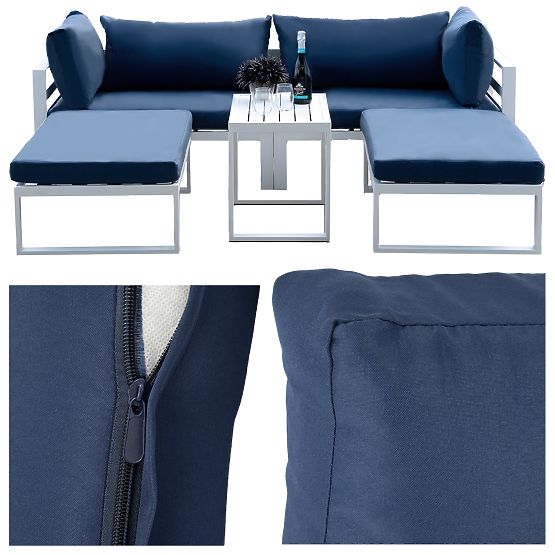 Komplet vrtnega pohištva SANTO bela