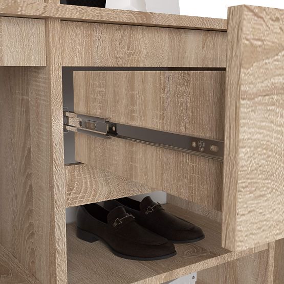 KOMPLET ZA HODNIK ENTRO PK HRAST SONOMA