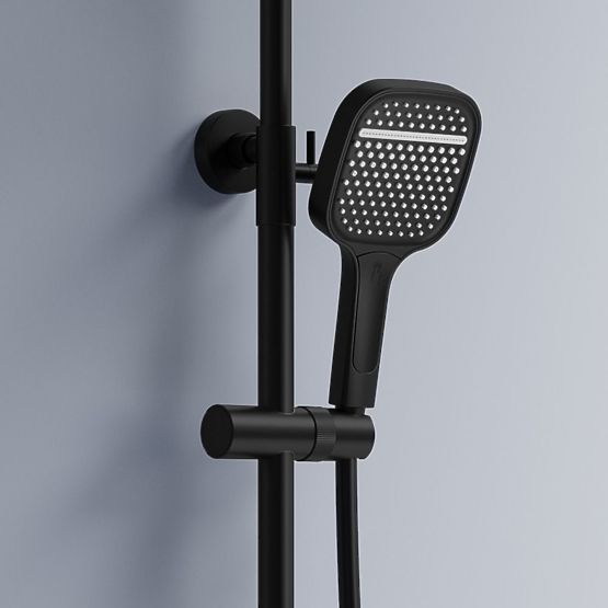 Komplet za prhanje REA Bari Črna