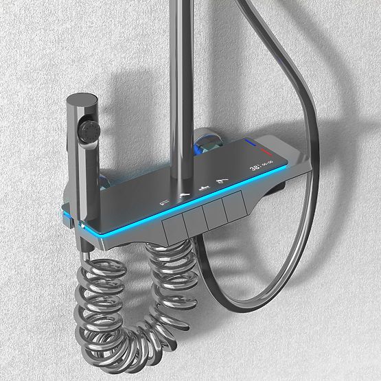 Komplet za prhanje REA Savio z LED zaslonom Titan