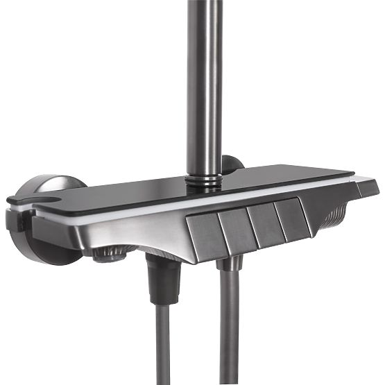 Komplet za prhanje REA Savio z LED zaslonom Titan