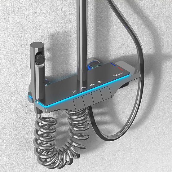 Komplet za prhanje REA Savio z LED zaslonom Titan