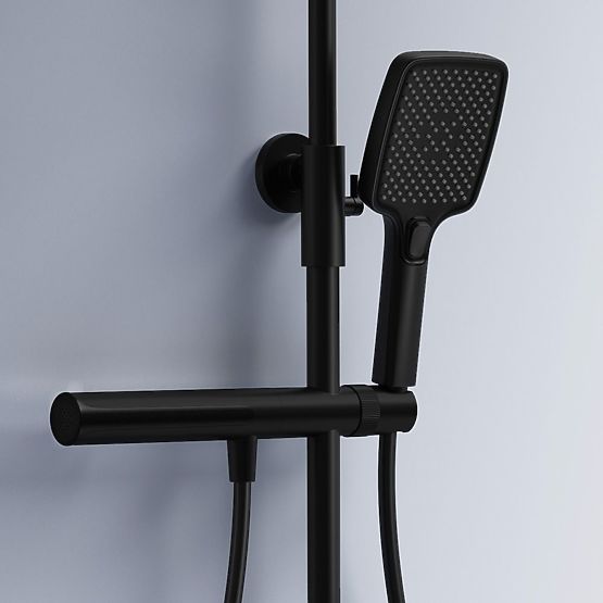 Komplet za prhanje s termostatom REA Pedro Črna