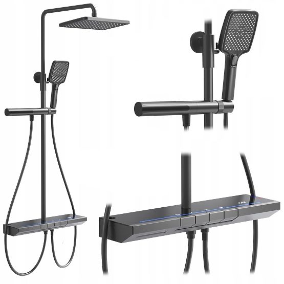 Komplet za prhanje s termostatom REA Pedro Titan