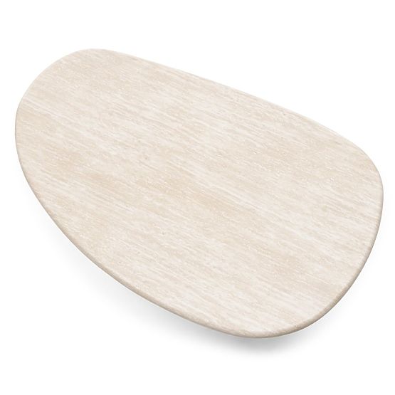 Konferenčna miza Cameron 130 cm, travertin