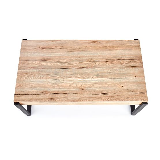 Konferenčna miza CAPRI hrast san remo / črna (1p=1ks)