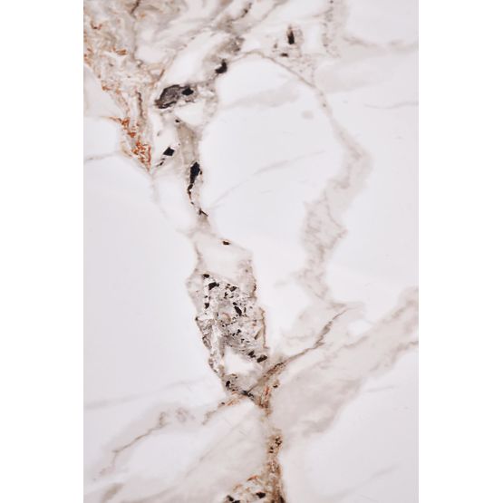 Konferenčna miza CARINA bež marmor / oreh (2p=1ks)