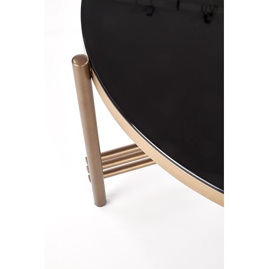 Konferenčna miza ISMENA okvir - zlata, plošča - črna (1p=1ks)