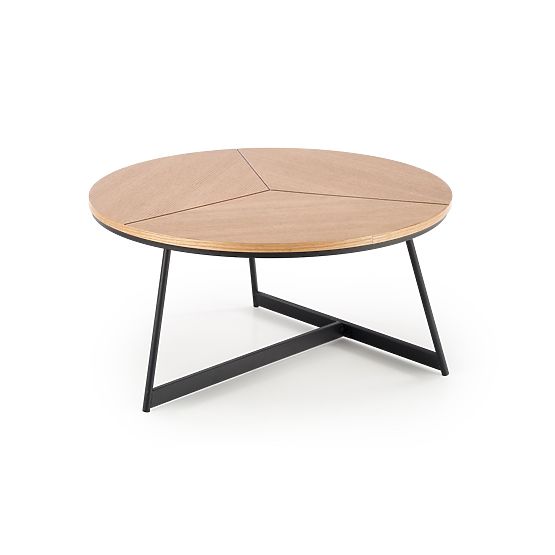 Konferenčna miza KARIDA naravni hrast/črna (1p=1ks)