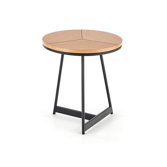 Konferenčna miza KARIDA-S naravni hrast/črna (1p=1ks)