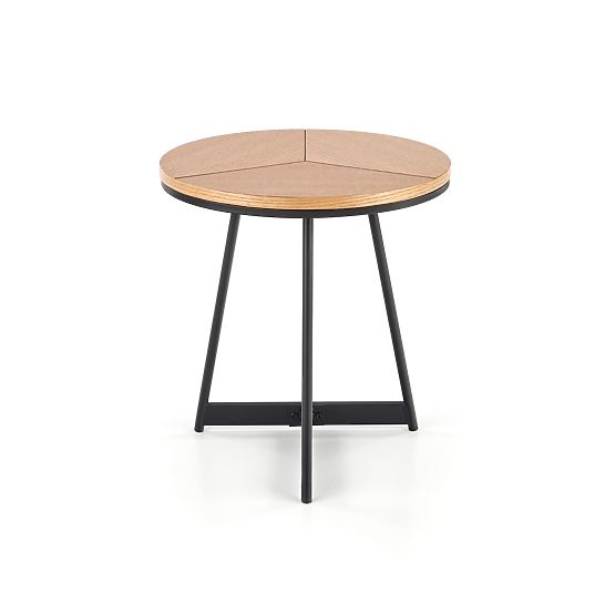 Konferenčna miza KARIDA-S naravni hrast/črna (1p=1ks)