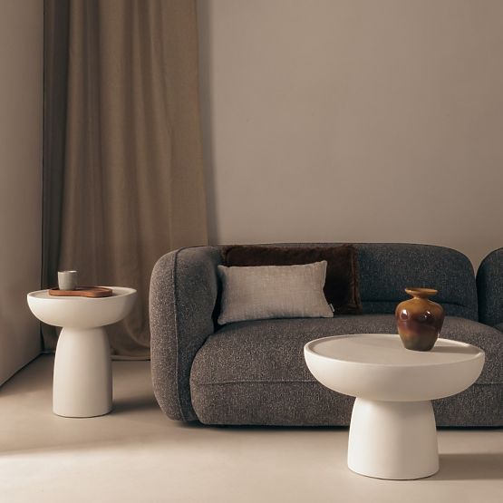 Konferenčna miza Lagoon 60 cm, bež, mat