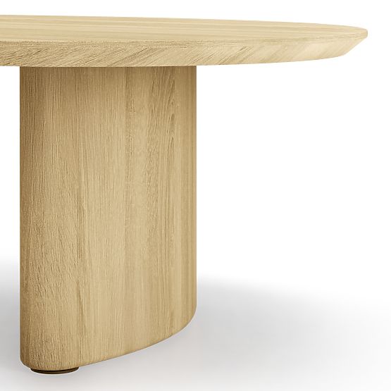 Konferenčna miza Segretto, ovalna, naravni hrast